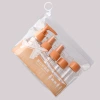 Bagged travel sub-bottle set, portable color sub-bottle storage bottle, sample sub-bottle, spray bottle, round cap bottle Specification image